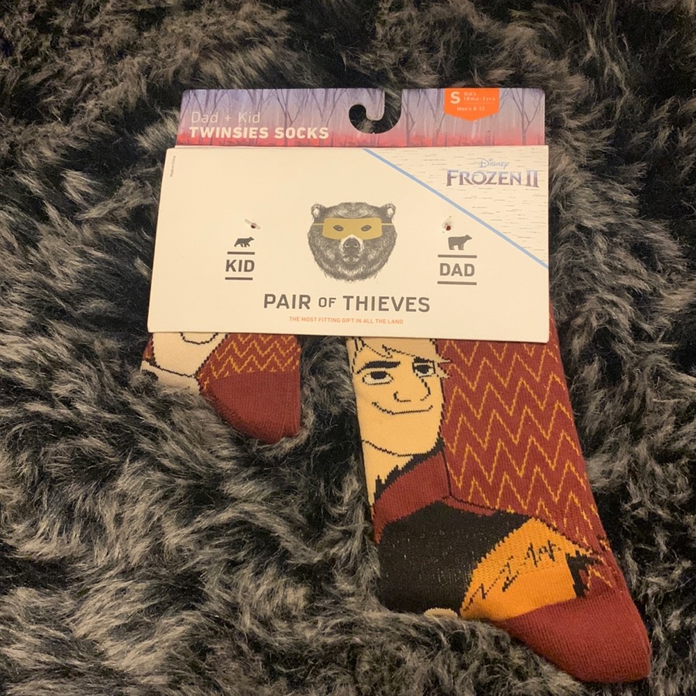 🔥🔥 4 for $15 🔥🔥 Disney Twins socks Twinsies dad kid frozen